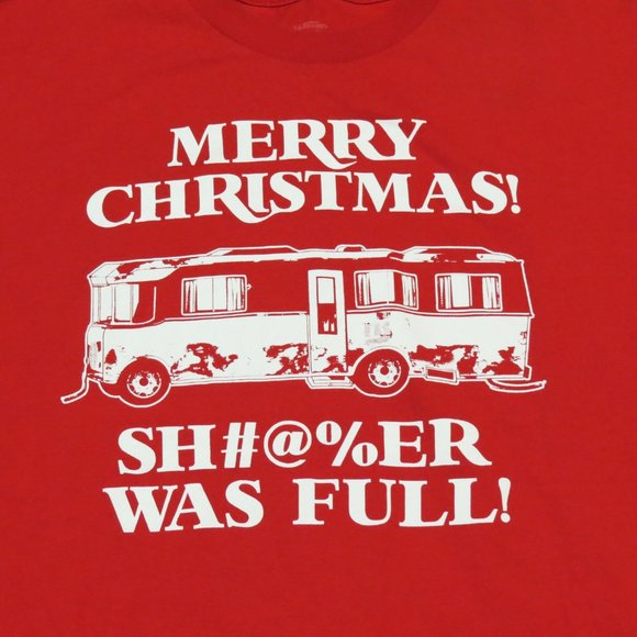 Red Merry Christmas Vacation T-Shirt Size XL - Picture 2 of 4
